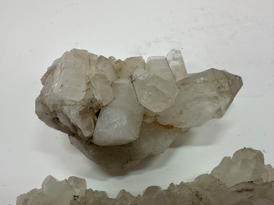 Pair Of Quartz Crystal Clusters 6'W & 3'W [Photo 6]