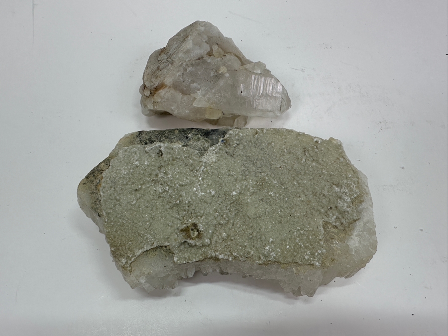 Pair Of Quartz Crystal Clusters 6'W & 3'W [Photo 13]