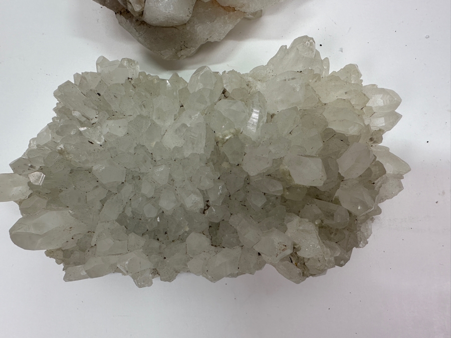 Pair Of Quartz Crystal Clusters 6'W & 3'W [Photo 9]