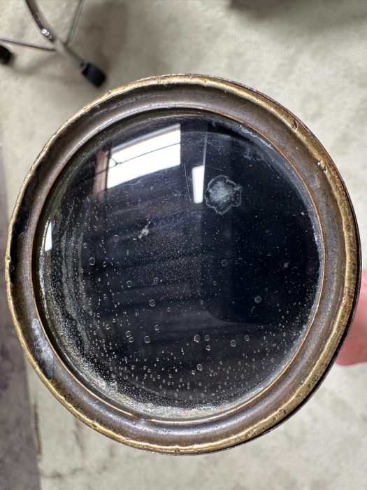 Antique British Brass Naval Telescope By Calvin, White & Hutton London Engraved S. S. 'Cheyenne' 32'L [Photo 8]