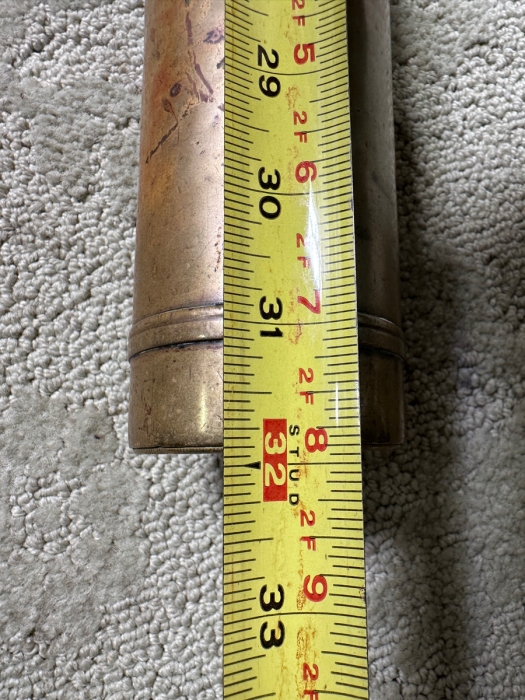 Antique British Brass Naval Telescope By Calvin, White & Hutton London Engraved S. S. 'Cheyenne' 32'L [Photo 9]