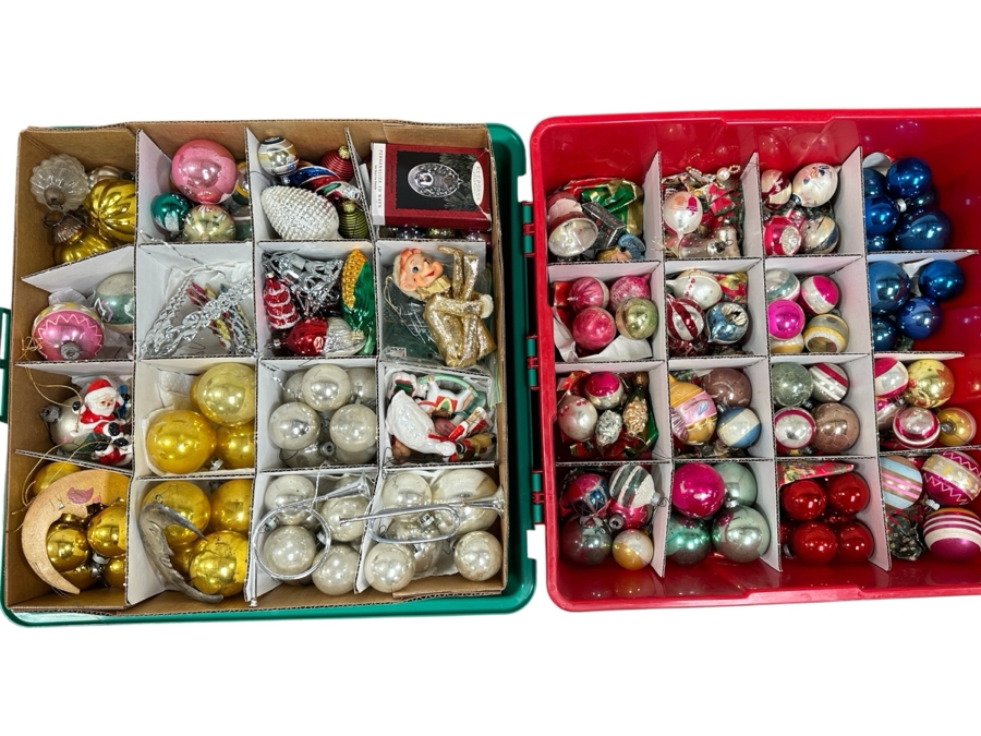 Vintage Glass Christmas Ornaments