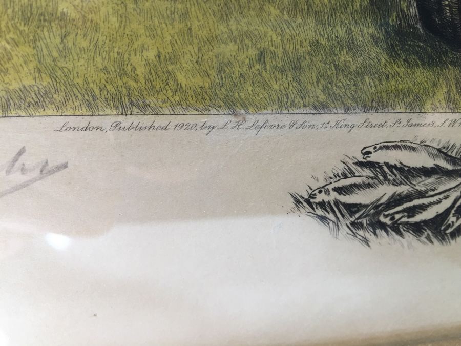 W Dendy Sadler Etching 1920 Pencil Signed by W Dendy Sadler [Photo 7]