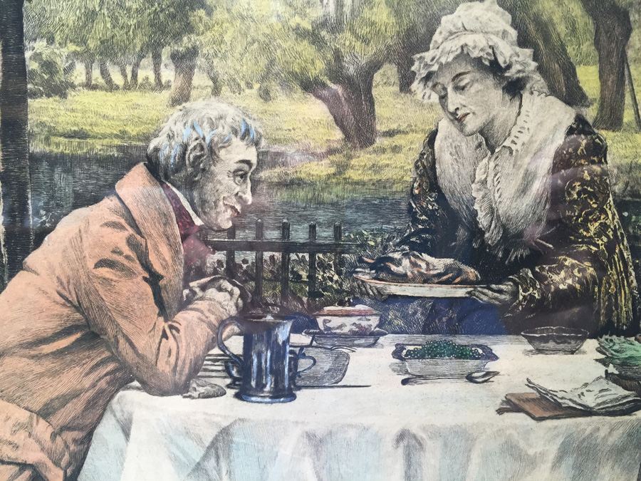 W Dendy Sadler Etching 1920 Pencil Signed by W Dendy Sadler [Photo 2]