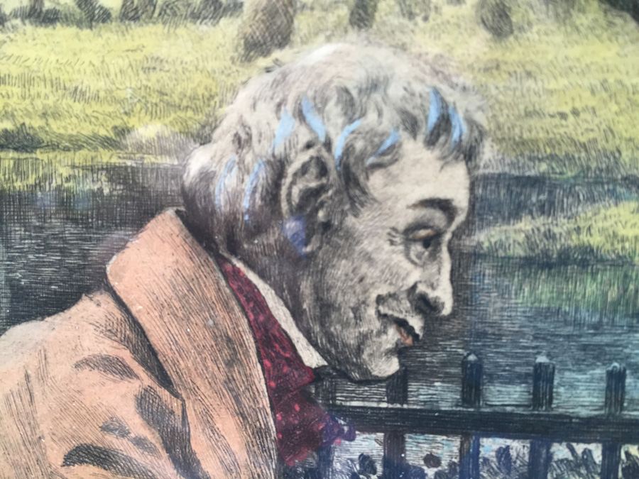 W Dendy Sadler Etching 1920 Pencil Signed by W Dendy Sadler [Photo 12]