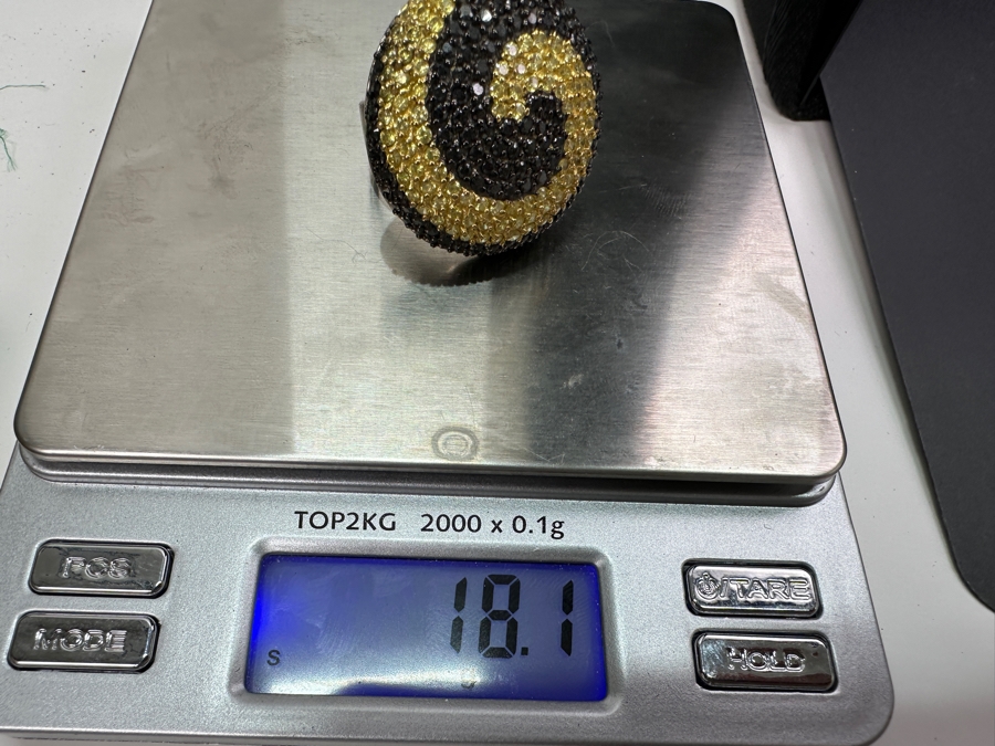 Sterling Silver Ring Size 9.5 18.1g [Photo 6]