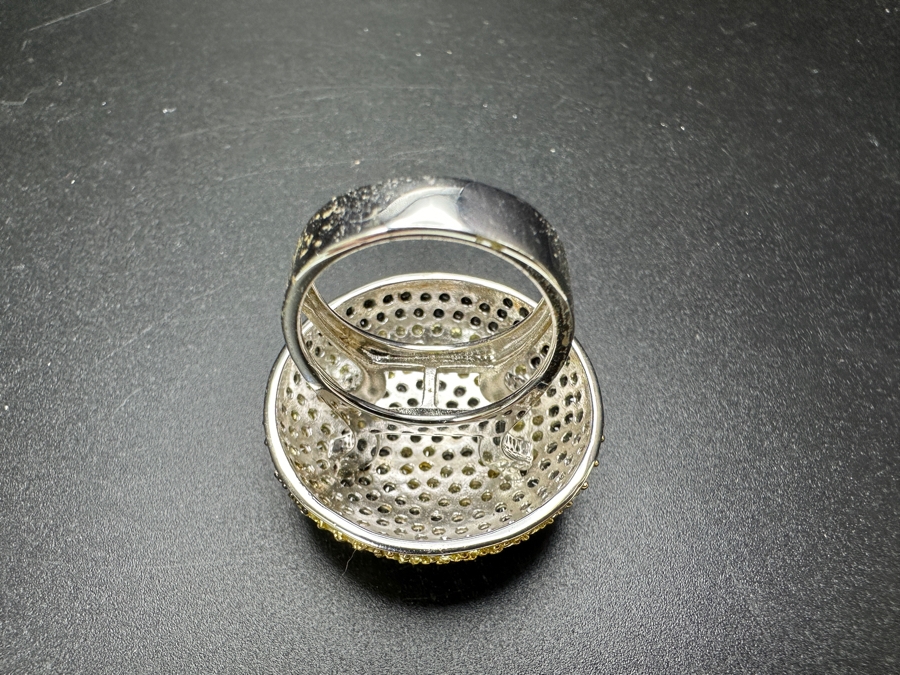 Sterling Silver Ring Size 9.5 18.1g [Photo 4]