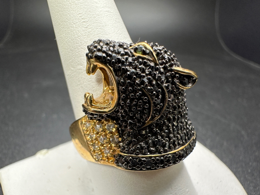 Sterling Silver Ring Size 10.5 11.3g [Photo 2]