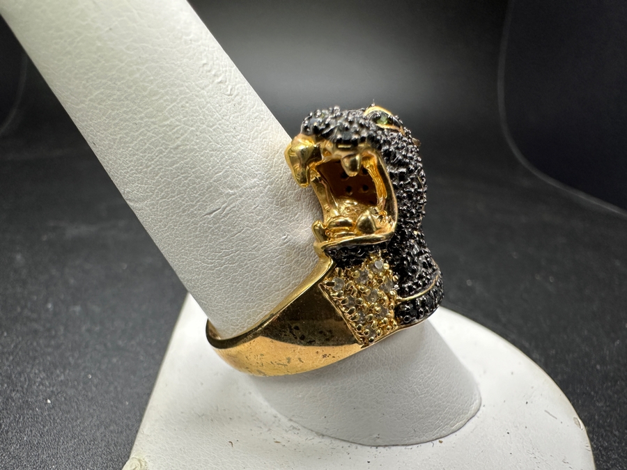 Sterling Silver Ring Size 10.5 11.3g [Photo 3]