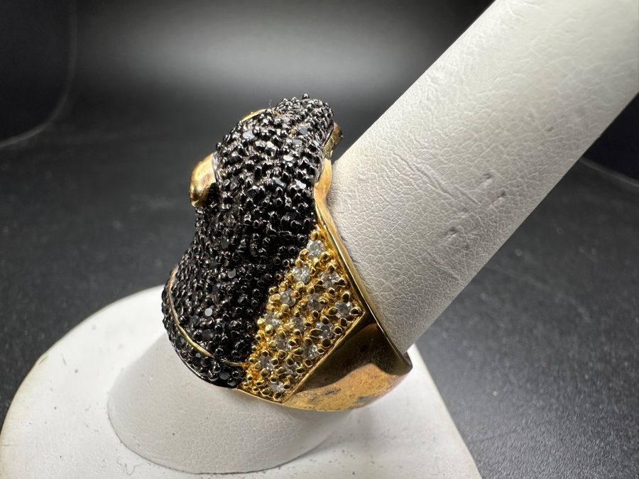 Sterling Silver Ring Size 10.5 11.3g [Photo 4]