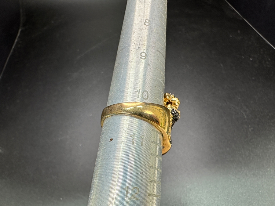 Sterling Silver Ring Size 10.5 11.3g [Photo 6]