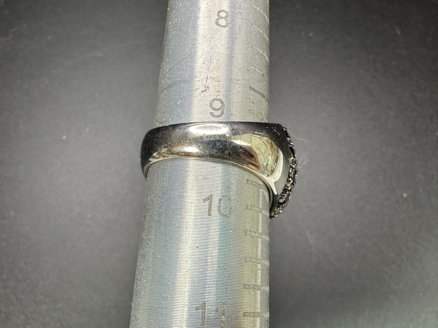Sterling Silver Ring Size 9.5 11.2g [Photo 5]