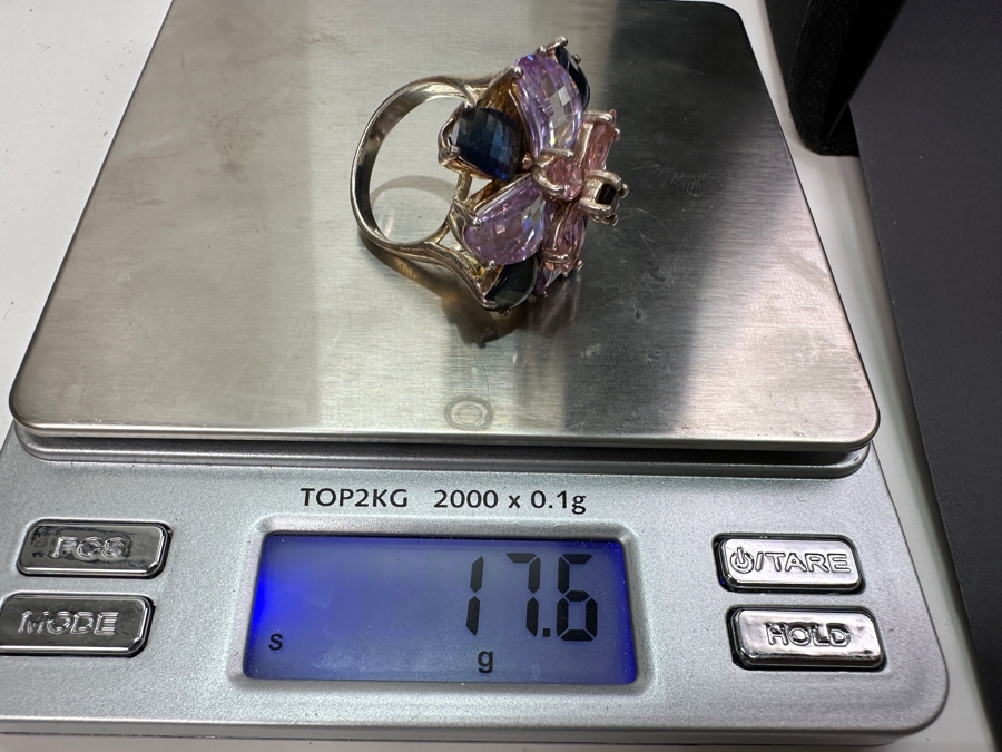 Sterling Silver Ring Size 9.5 17.6g [Photo 6]