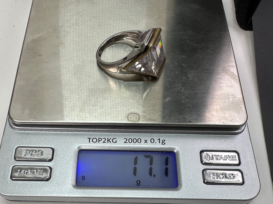 Sterling Silver Ring Size 9.5 17.1g [Photo 6]