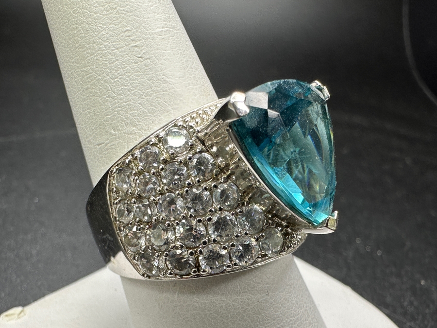 Sterling Silver Ring Size 9.5 11.7g [Photo 2]