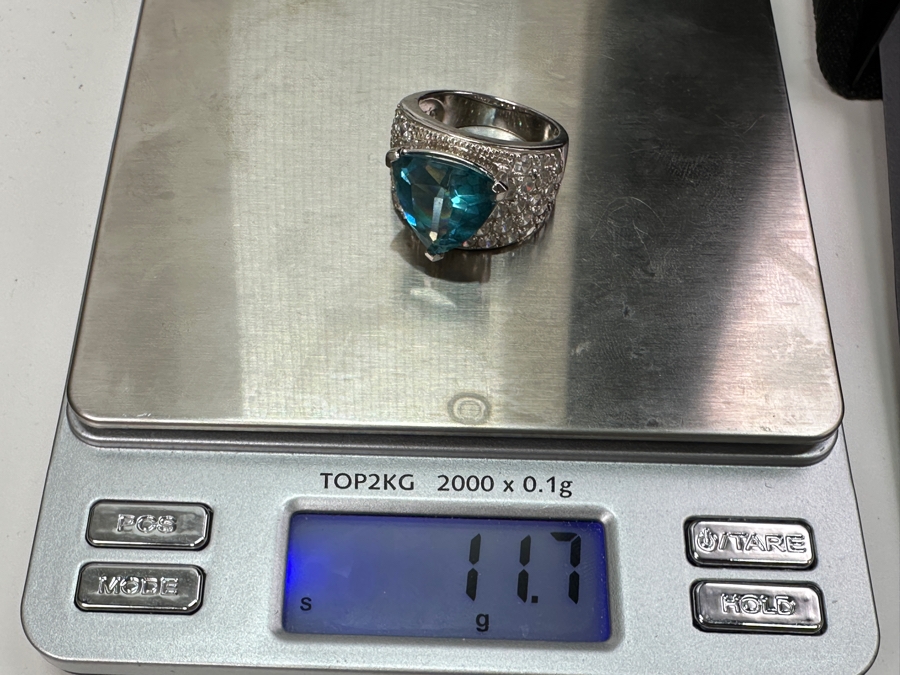 Sterling Silver Ring Size 9.5 11.7g [Photo 8]