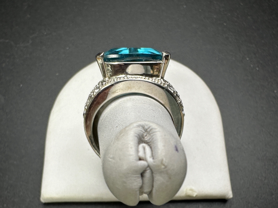 Sterling Silver Ring Size 9.5 11.7g [Photo 5]