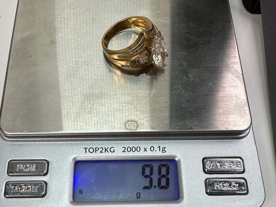 Sterling Silver Ring Size 9.5 9.8g [Photo 5]