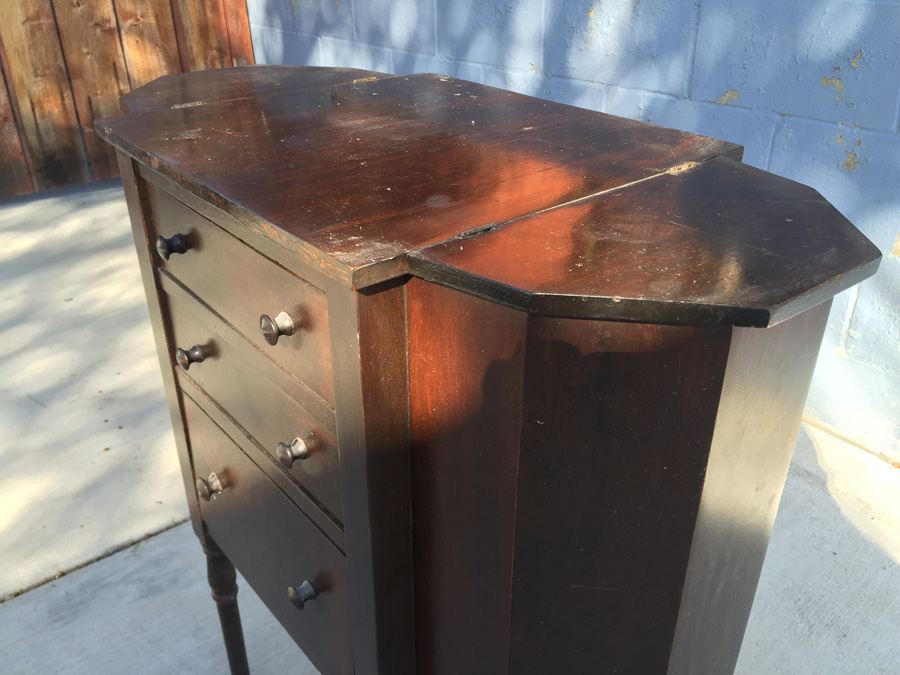 Vintage Martha Washington-Style Sewing Cabinet [Photo 9]