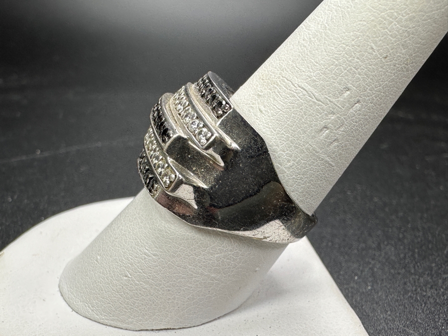 Sterling Silver Ring Size 9.5 8.8g [Photo 3]