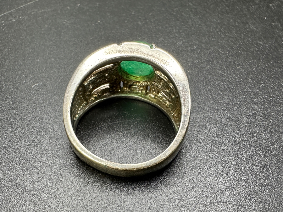 Sterling Silver Ring Size 10 10.6g [Photo 4]