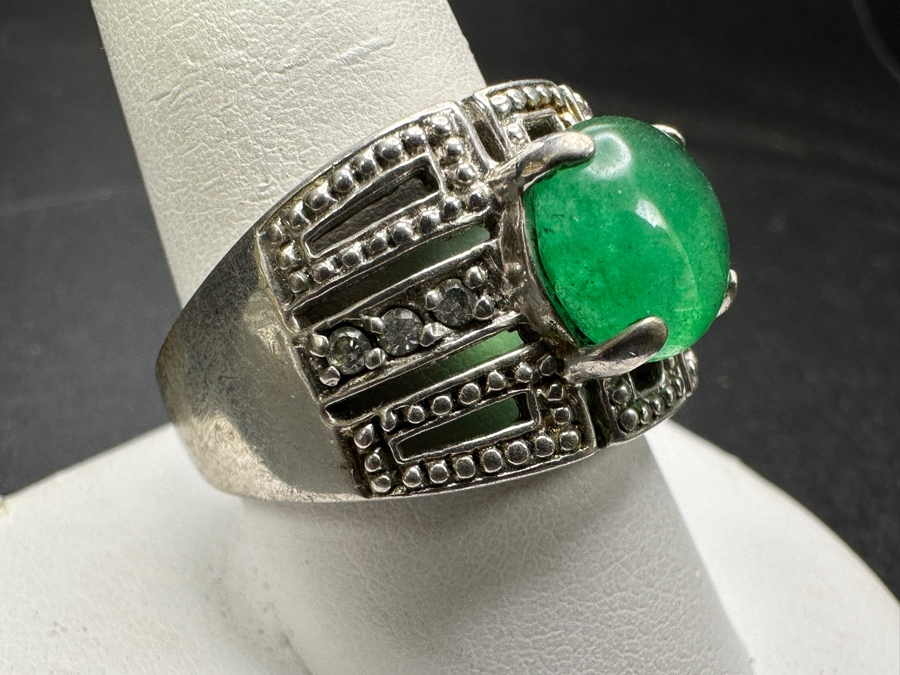 Sterling Silver Ring Size 10 10.6g [Photo 2]