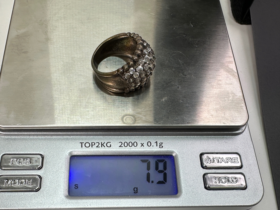 Sterling Silver Ring Size 8 7.9g [Photo 6]