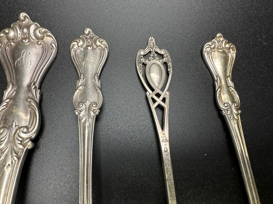 (3) Sterling Silver Spoons & (1) Sterling Silver Fork 160.5g Sterling Silver Melt Value $217 [Photo 3]