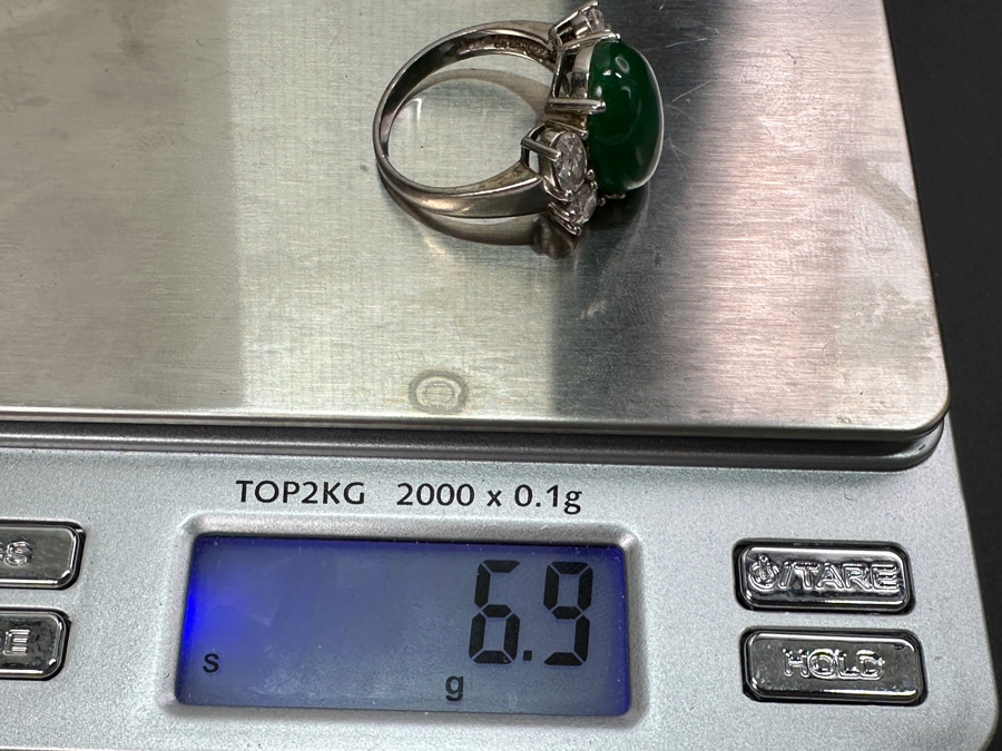 Sterling Silver Ring Size 9.5 6.9g	 [Photo 7]