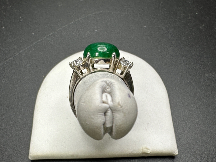 Sterling Silver Ring Size 9.5 6.9g	 [Photo 4]