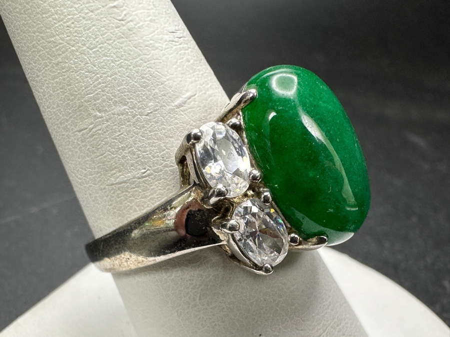 Sterling Silver Ring Size 9.5 6.9g	 [Photo 2]