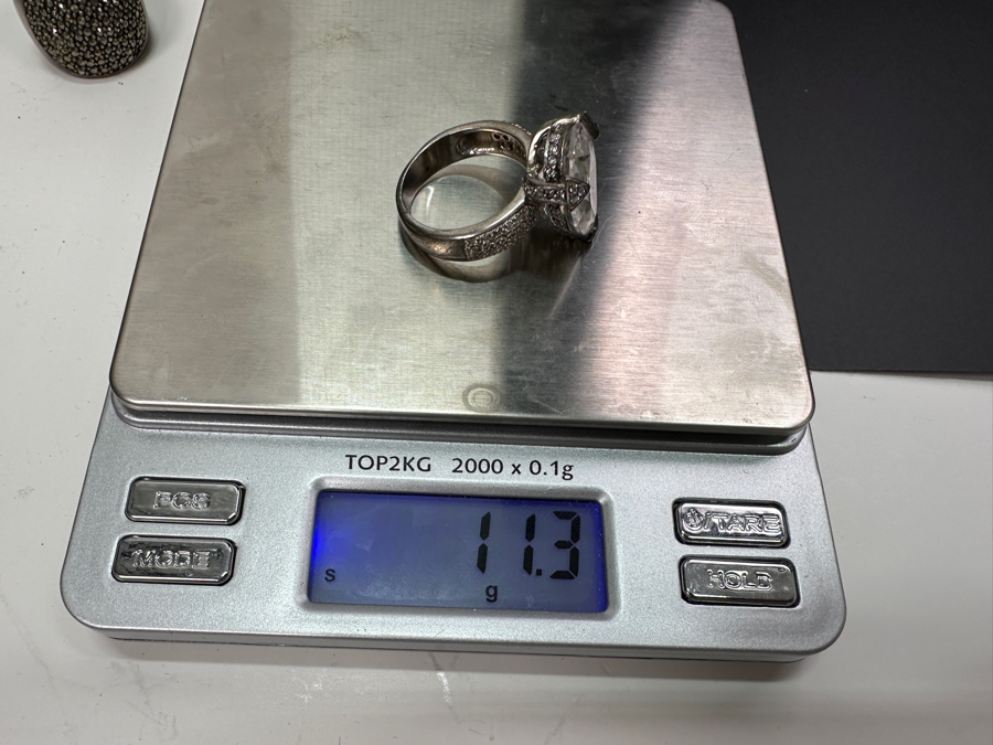 Sterling Silver Ring Size 9.25 11.3g	 [Photo 7]