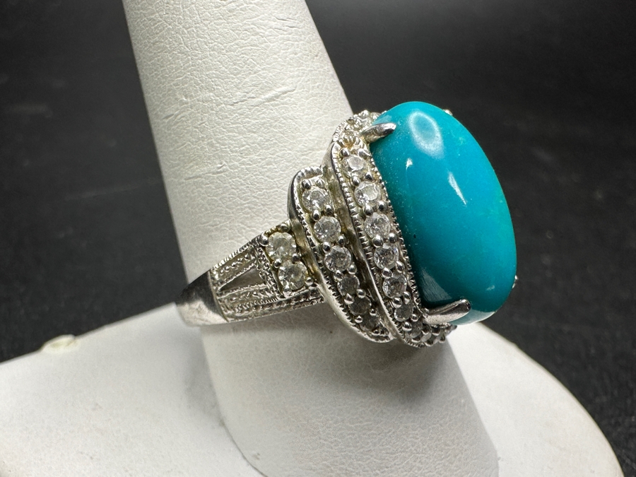 Sterling Silver Ring Size 10.25 7.0g	 [Photo 2]