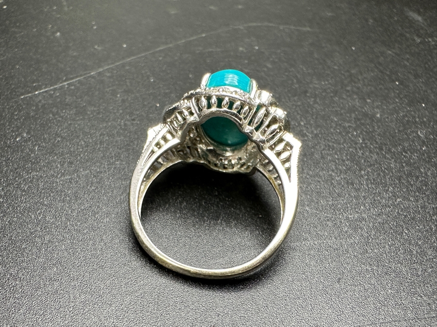 Sterling Silver Ring Size 10.25 7.0g	 [Photo 6]