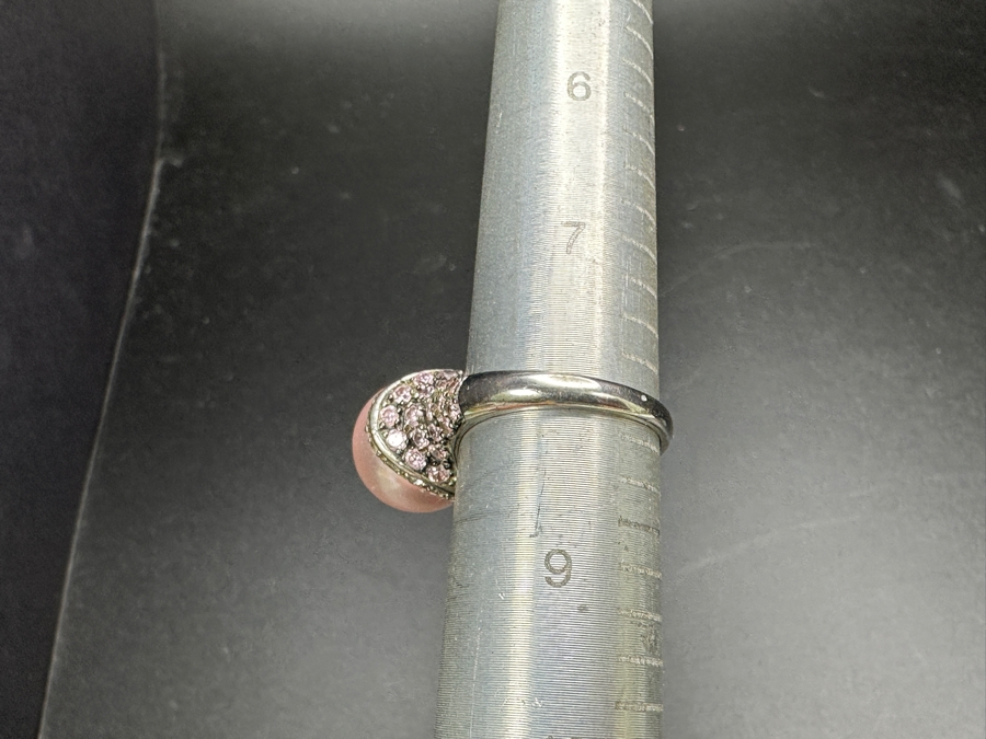 Sterling Silver Ring Size 8 9.6g	 [Photo 5]