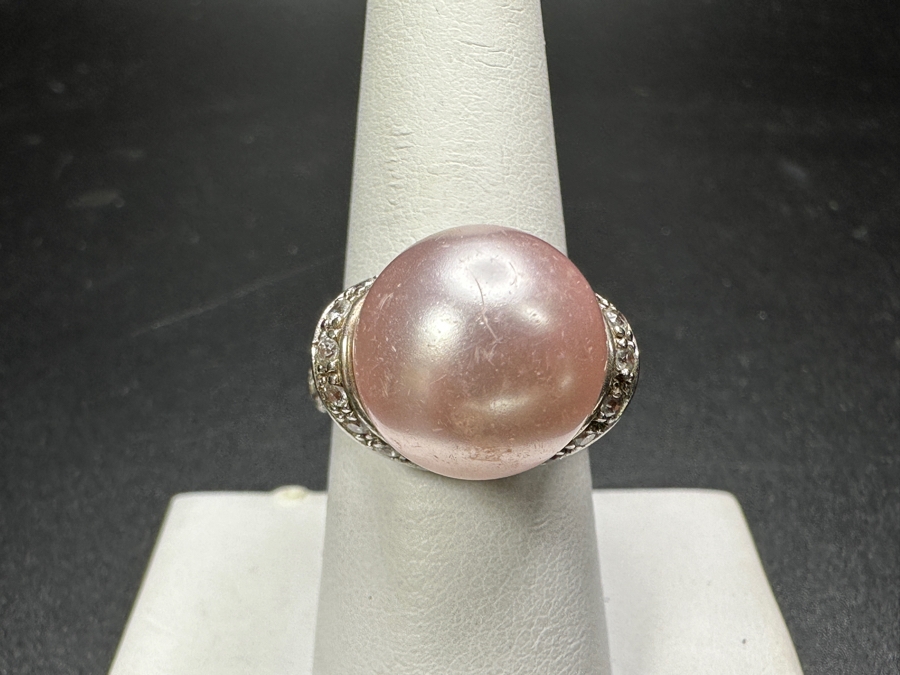 Sterling Silver Ring Size 8 9.6g	 [Photo 2]