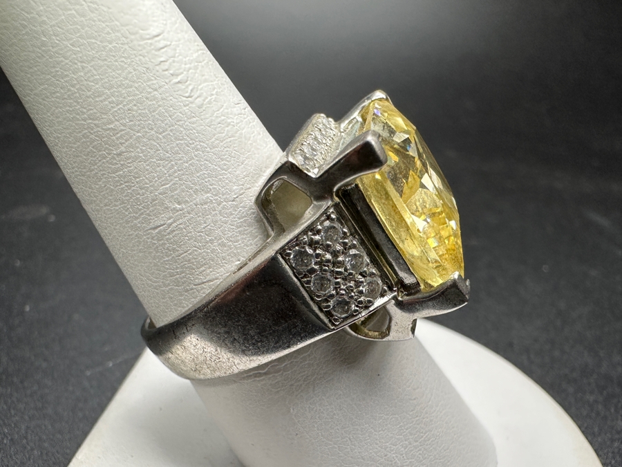 Sterling Silver Ring Size 9.25 14.4g [Photo 4]