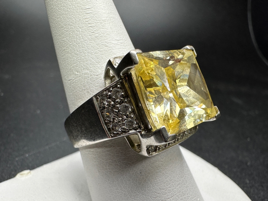 Sterling Silver Ring Size 9.25 14.4g [Photo 3]