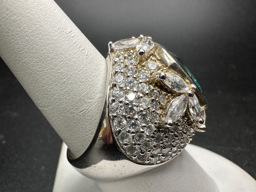 Sterling Silver Ring Size 9.5 17.8g [Photo 4]