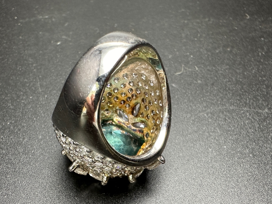 Sterling Silver Ring Size 9.5 17.8g [Photo 6]