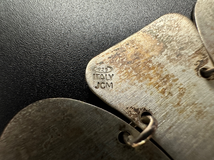 Sterling Silver Italian 7.5' Bracelet 35.8g [Photo 4]