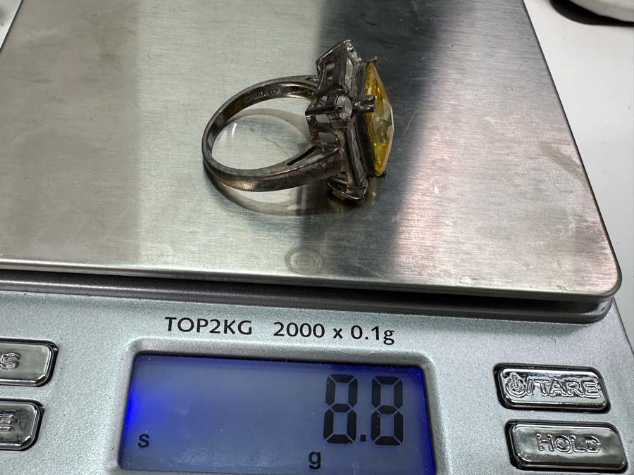 Sterling Silver Ring Size 9.5 8.8g [Photo 6]