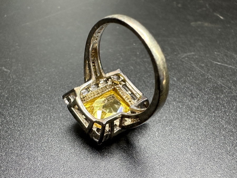 Sterling Silver Ring Size 9.5 8.8g [Photo 4]