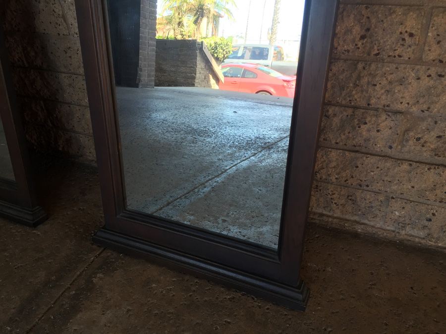 Pair of Wooden Mirrors [Photo 10]