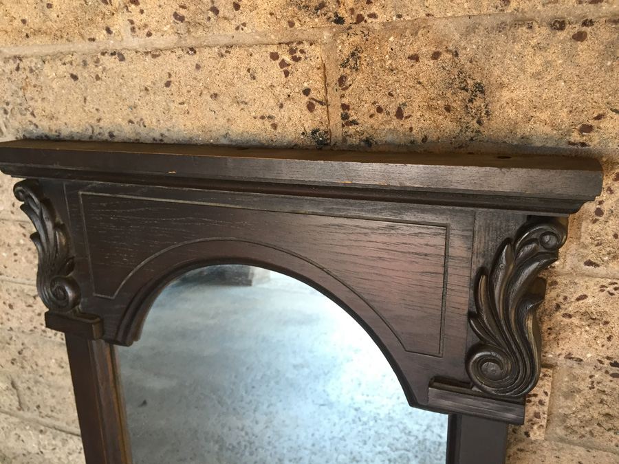 Pair of Wooden Mirrors [Photo 2]