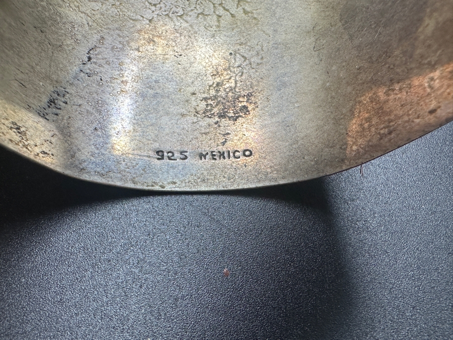 Sterling Silver Mexican Cuff Bracelet 35.2g [Photo 3]