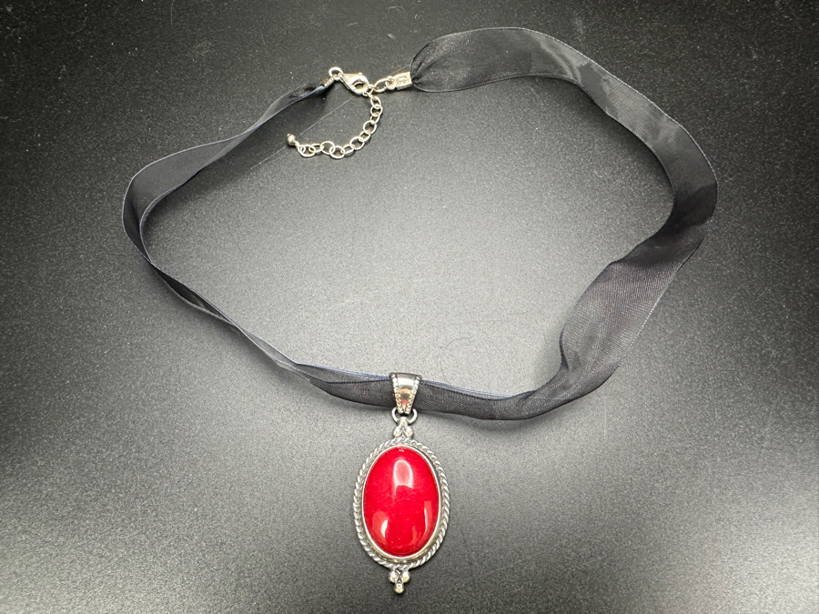 Sterling Silver Pendant Necklace 15.9g [Photo 2]