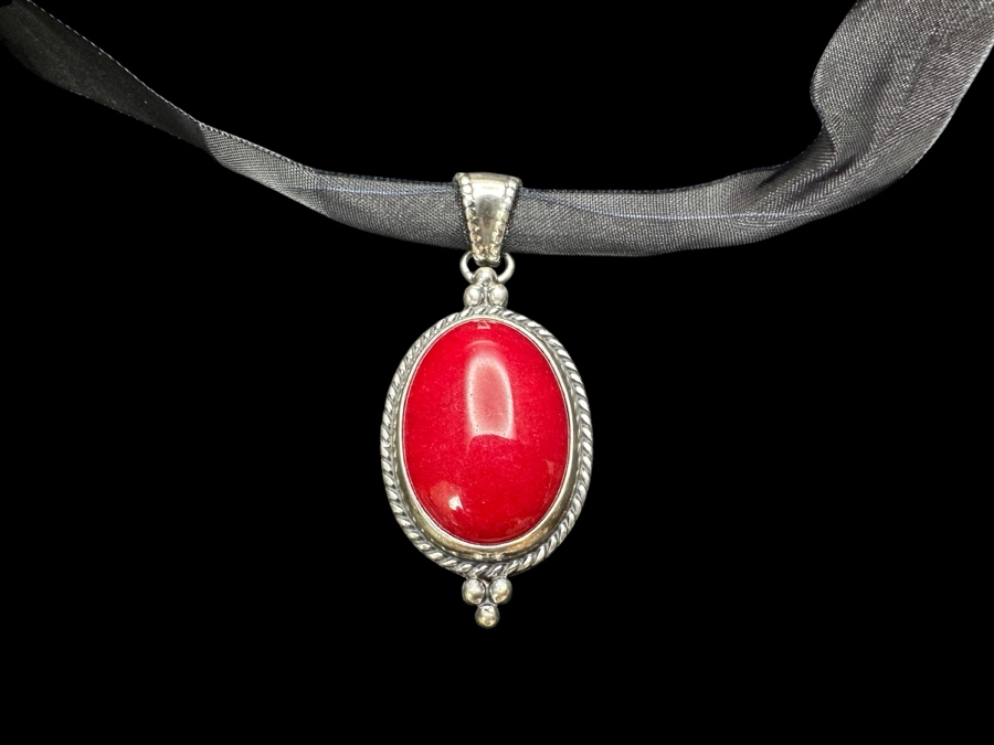 Sterling Silver Pendant Necklace 15.9g