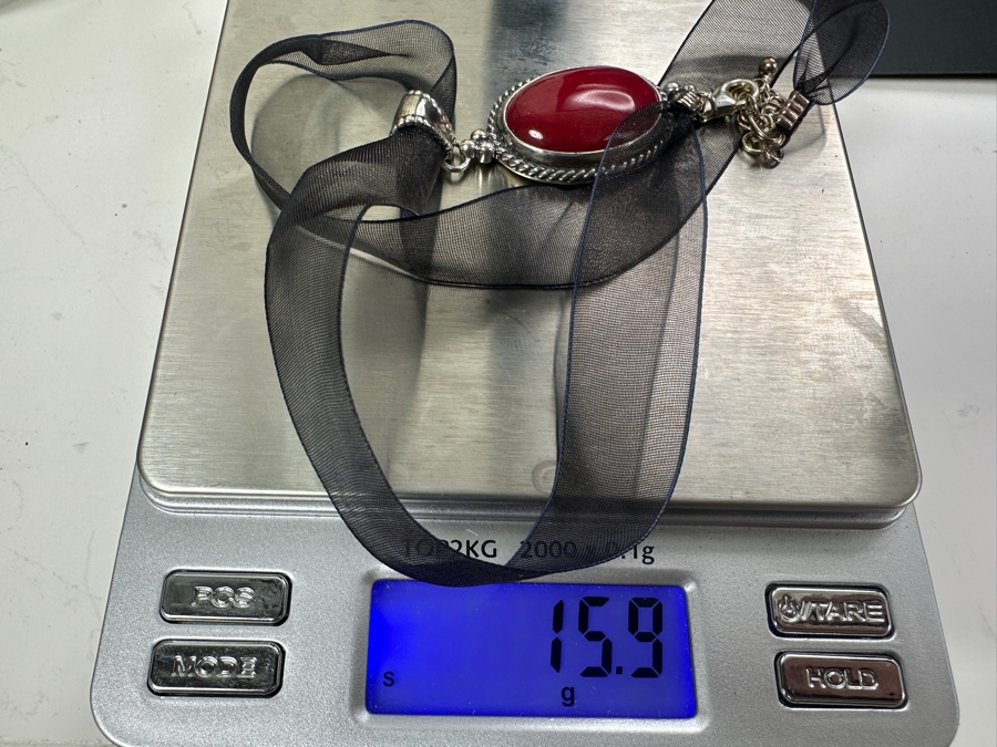 Sterling Silver Pendant Necklace 15.9g [Photo 4]