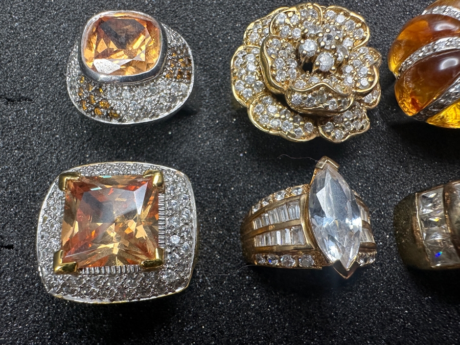 (9) Costume Jewelry Rings [Photo 3]